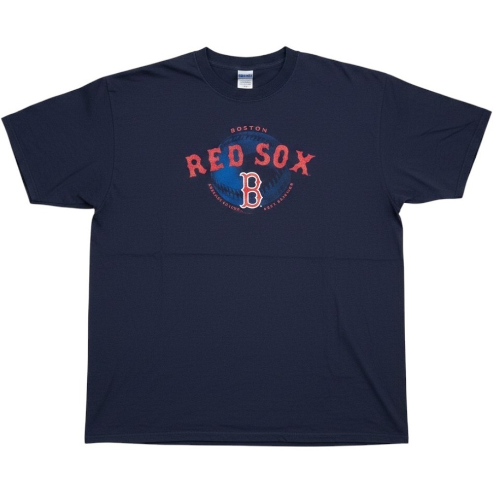 Delta Boston Red Sox T-Shirt Mens 3XL Navy Blue 2004 MLB Graphic Tee